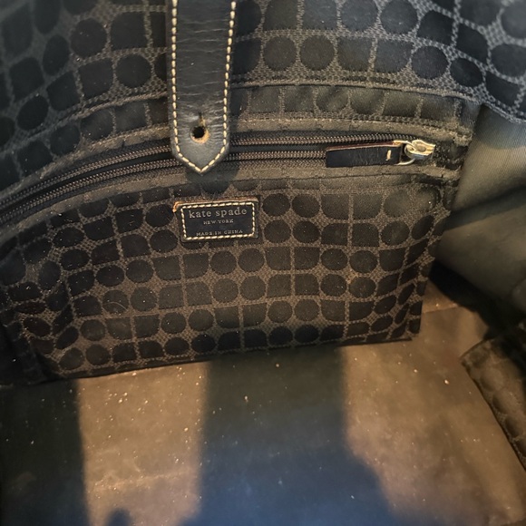 Kate Spade Dot Black Textured Tote Bag - Picture 4 of 9
